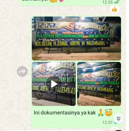 Pengiriman Papan Bunga Duka Serua