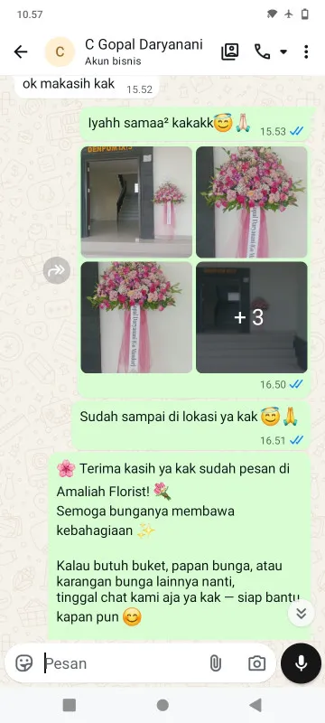 Pengiriman Karangan Bunga Serua